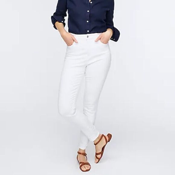 JCREW Curvy Toothpick White Jeans Skinny High Rise 36 (Size 22) - Picture 1 of 13